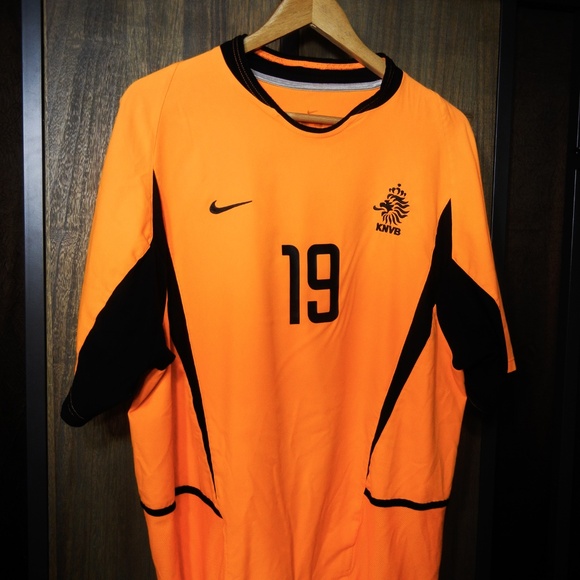 Netherlands 2002/2004 Home Jersey – Robben #19 – Size XL – Orange Nike Shirt - Picture 5 of 14